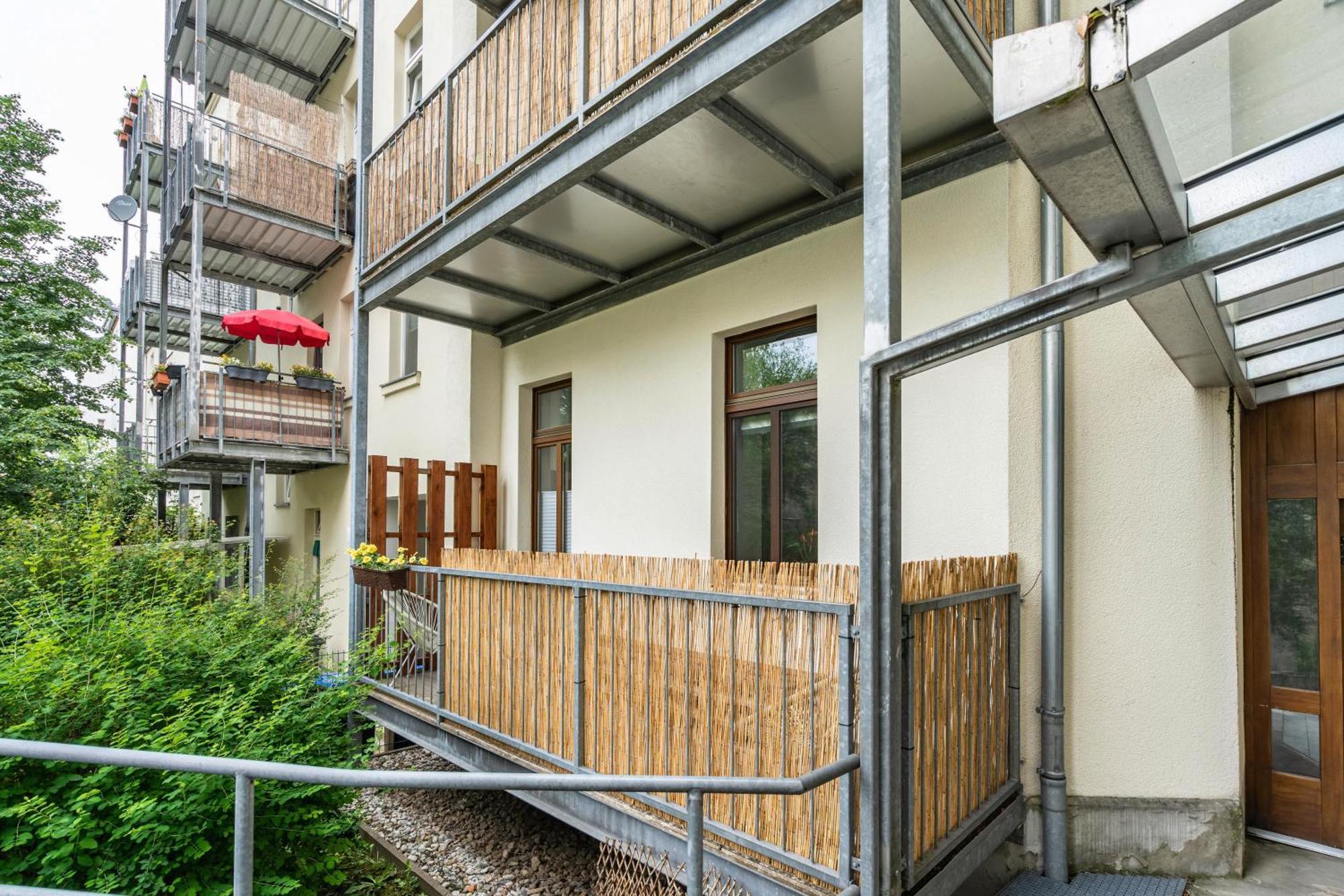 Zentrumsnahe Wohnung In Chemnitz Eksteriør bilde